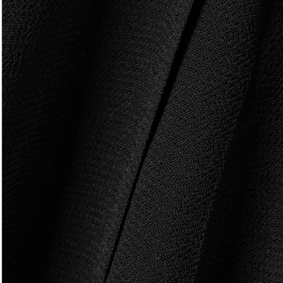 Reformation Ottessa Cutout Georgette Mini Wrap Dress - Size M - Black - GUC - Picture 10 of 12